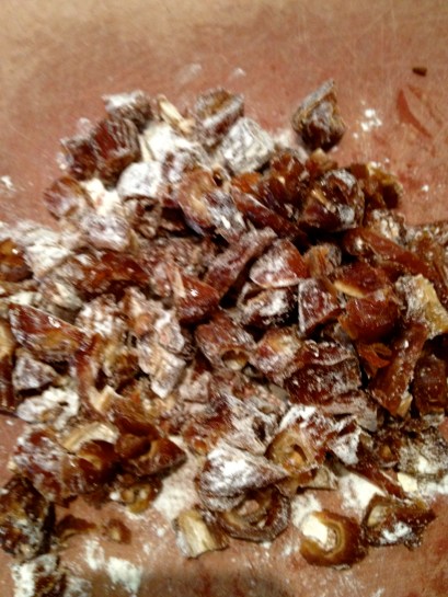 Flour the dates