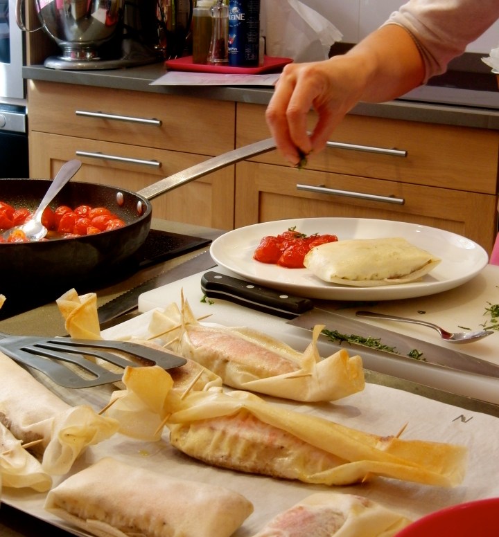 A garnish for color.