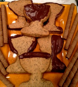 ToMarktToMarkt.com Chocolate Dipped Espresso Shortbread Cookies