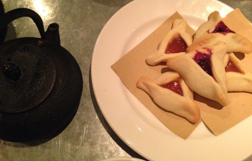 hamentaschen at delfina restaurant