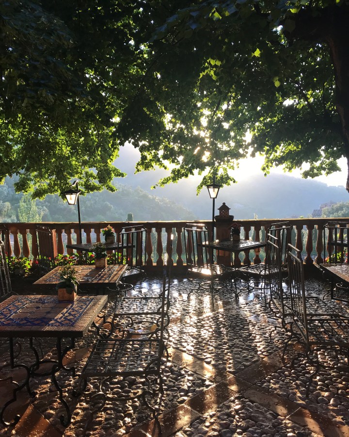 La Residencia, after a rain shower