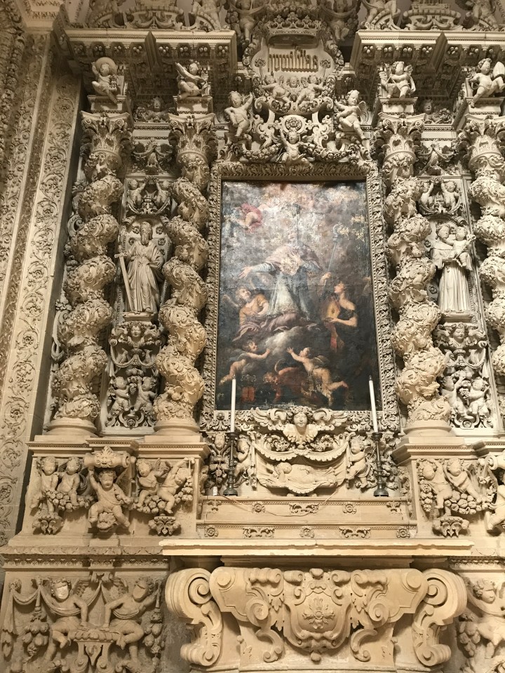 Incredible sculpture work in Lecce’s duomo