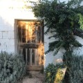 Evening light on a rustic&nbsp;entry